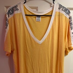 NWOT Pink short sleeve shirt